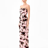 CHARLENE POINTED DRAPED MAXI BL86D07227
