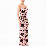 CHARLENE POINTED DRAPED MAXI BL86D07227
