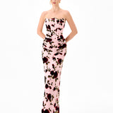 CHARLENE POINTED DRAPED MAXI BL86D07227