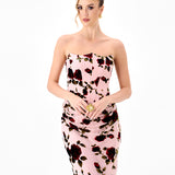 CHARLENE POINTED DRAPED MAXI BL86D07227