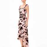 RIVEER HI LO FLORAL MIDI BL86D07228
