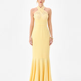 HALISA HIGH NECK GOWN BL86D07229