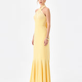 HALISA HIGH NECK GOWN BL86D07229