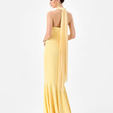 HALISA HIGH NECK GOWN BL86D07229