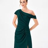 ZENNY PLEATED MAXI BL86D07231