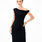 ELLA ASYMMETRIC MAXI BL86D07243