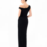 ELLA ASYMMETRIC MAXI BL86D07243