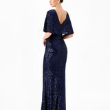 PAOLA FLUTTER SEQUIN MAXI BL86D07248
