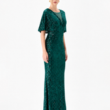 PAOLA FLUTTER SEQUIN MAXI BL86D07248