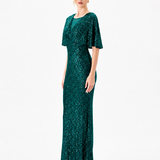 PAOLA FLUTTER SEQUIN MAXI BL86D07248