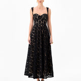 GAIA SWEETHEART LACE MIDAXI BL86D07300