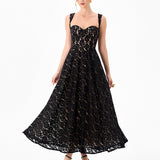 GAIA SWEETHEART LACE MIDAXI BL86D07300