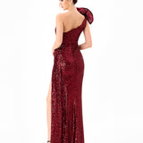 MILLER STATEMENT ROSETTE GOWN BL86D07303