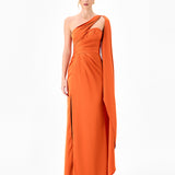 PALMER SATIN SASH GOWN BL86D07304