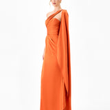 PALMER SATIN SASH GOWN BL86D07304