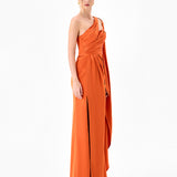 PALMER SATIN SASH GOWN BL86D07304