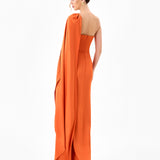 PALMER SATIN SASH GOWN BL86D07304