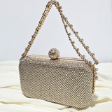 JELINE GOLD SHIMMER CLUTCH C1025140