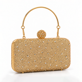 CELORA RHINESTONE GOLD CLUTCH 042T