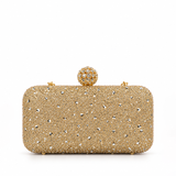 CELORA RHINESTONE GOLD CLUTCH 042T