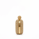 CELORA RHINESTONE GOLD CLUTCH 042T