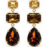 CELESTE COGNAC EARRINGS