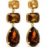 CELESTE COGNAC EARRINGS