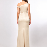 ELIYA ONE SHOULDER DRAPE MAXI BL70D10L