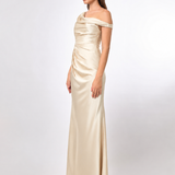 ELIYA ONE SHOULDER DRAPE MAXI BL70D10L