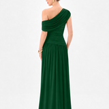 ASYMMETRIC SHOULDER MAXI BL85D0616