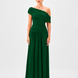 ASYMMETRIC SHOULDER MAXI BL85D0616