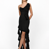 ALESSANDRA RUFFLE MINI DRESS B63D02S
