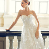 ADELA SWEETHEART PETAL MIDI B41D01S - White