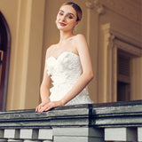 ADELA SWEETHEART PETAL MIDI B41D01S - White