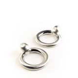 DELILAH CHUNKY SILVER EARRINGS