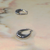 GINA TEARDROP HOOP EARRINGS