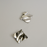 HAYDEN MOLTEN SILVER EARRINGS