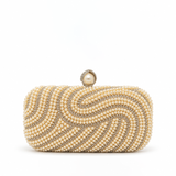 ISALYN PEARL SWIRL CLUTCH 20685A