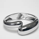 LUNA MELT SCULPTED CUFF SILVER J2511B04S