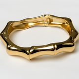 GOLDEN BAMBOO RIDGE BANGLE J2511B05G