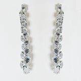 CRYSTAL LUXE LINEAR DROP EARRINGS J2511E02S