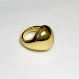 GOLDEN PEBBLE STATEMENT RING J2511R05G