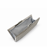 MOLLY SLEEK RHINESTONE SILVER CLUTCH KB334-SILVER