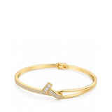 LUCIA DIAMANTE KNOT GOLD BANGLE