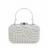 LUMIÈRE PEARL CLUTCH SILVER YXW53