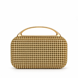 LUNETTE RHINESTONE TOP HANDLE CLUTCH LD2401A
