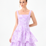 BESTY SQUARED TIERED MIDI BL86D07206