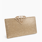 SERAPHINA DIAMOND CLASP CLUTCH M0327