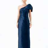 ARAMY ONE SHOULDER BOW GOWN B83D0160