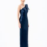 ARAMY ONE SHOULDER BOW GOWN B83D0160